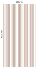 Dekton UKIYO NACRE GV, 12 mm grubości, rozmiar płyty 45 cm x 300 cm